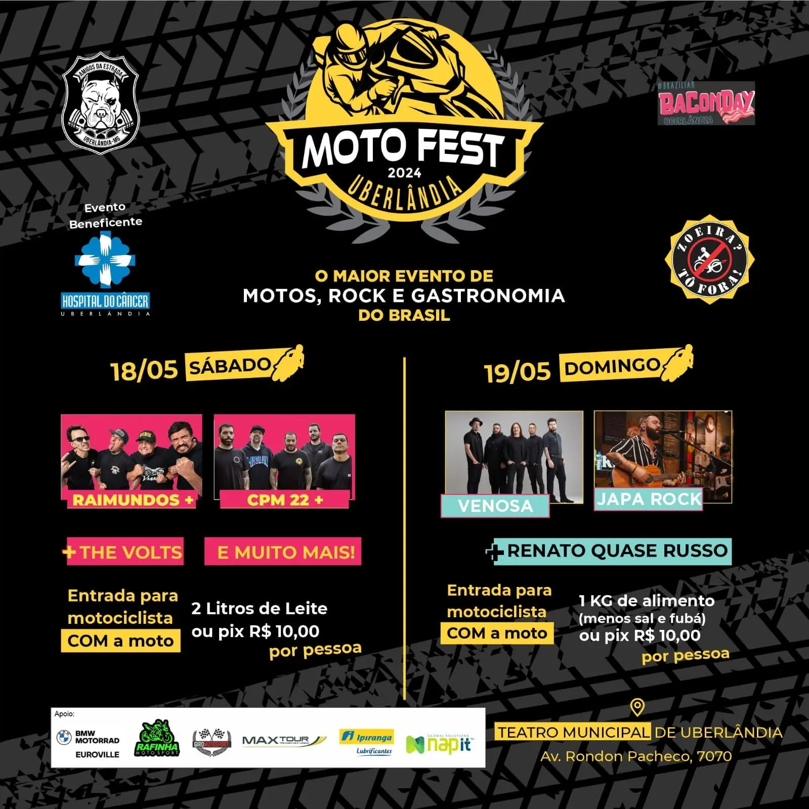Uberlândia Motofest Data – 18 e 19 de Maio de 2024