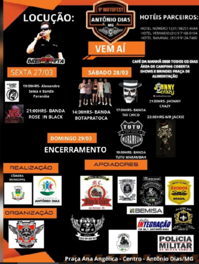 9º Motofest Antônio Dias – MG