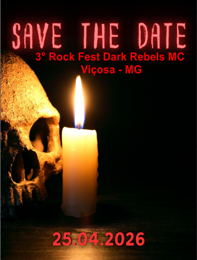 3° Rock Festa Dark Rebels MC – Viçosa – MG – Data = 25 de Abril de 2026