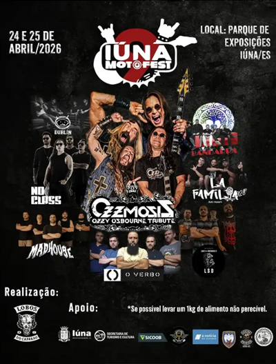 9º Iúna Motofest Data – 24 e 25 de Abril de 2026